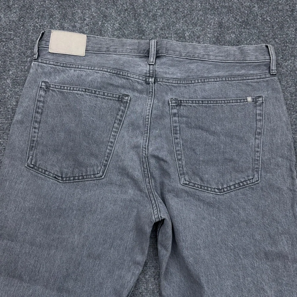 Everlane The Relaxed Straight Jean Women 31 (35x27.5) Organic Cotton Button Fly